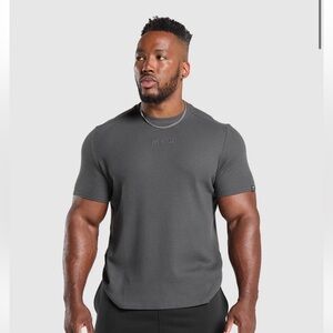 Gymshark Waffle T-Shirt XL Gray/Grey